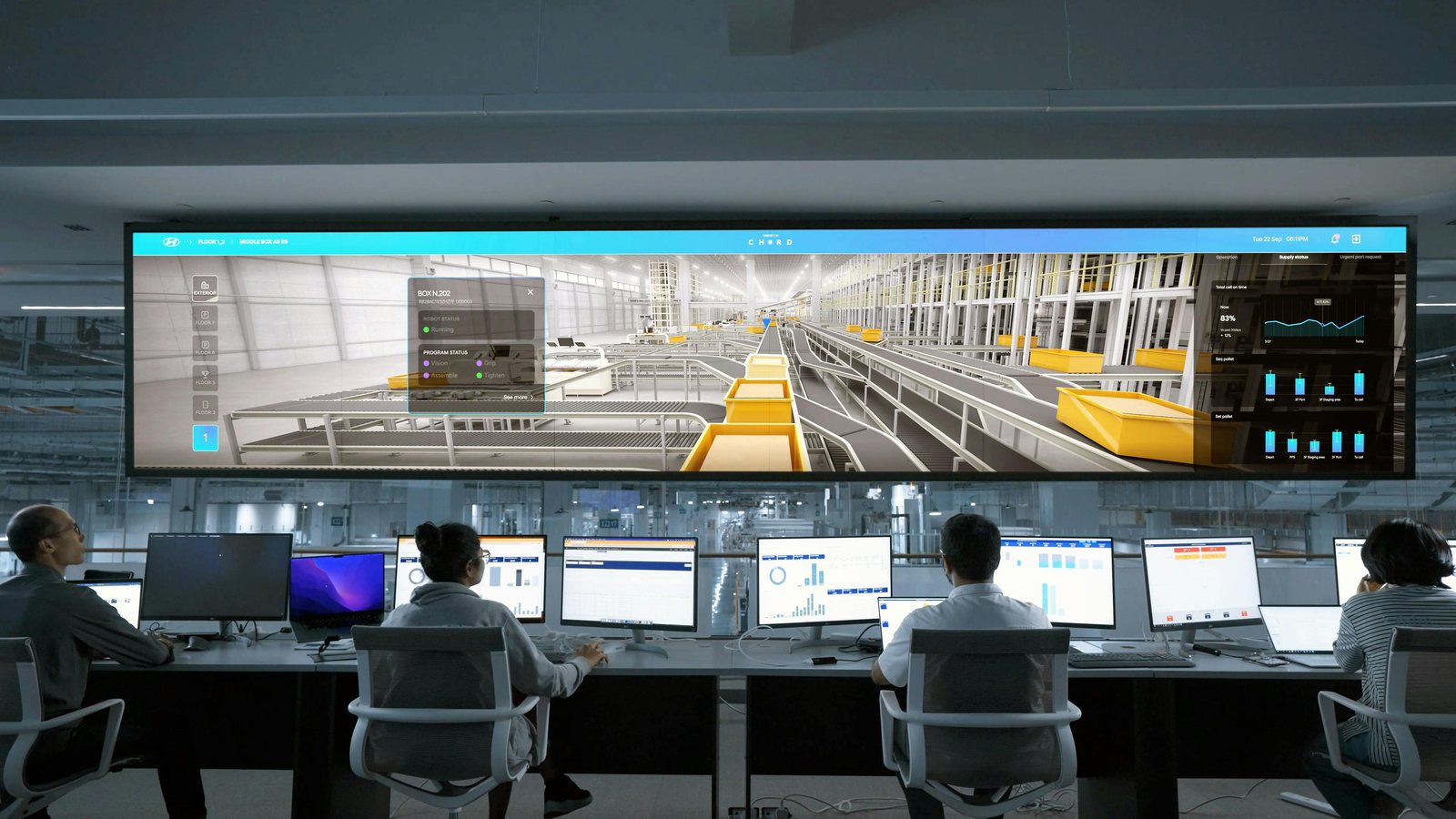Technical workspace supporting secure office connectivity operations